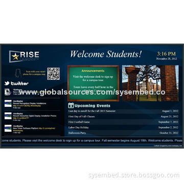 Free Software Digital Signage with Remotely Monitoring, Scheduling Features